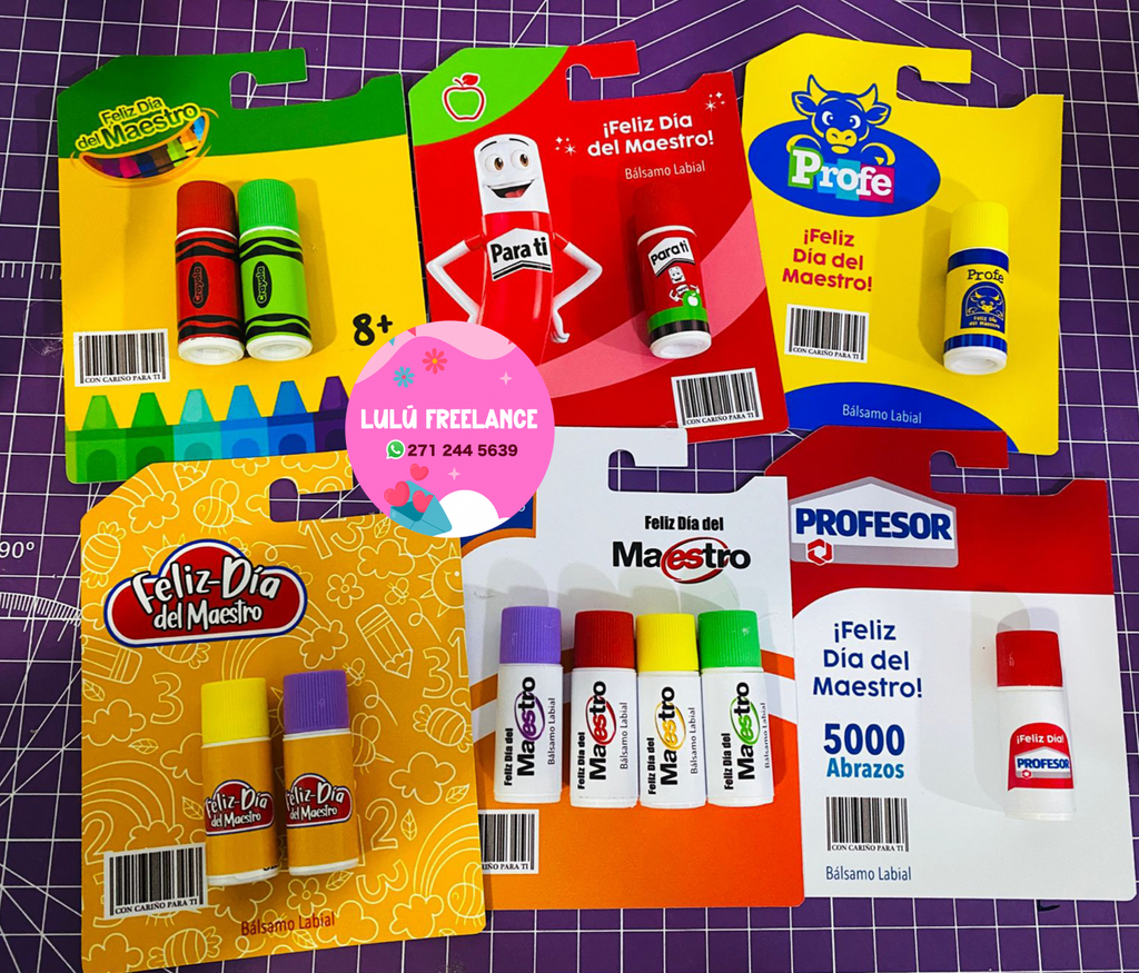 Kit Digital de Bálsamos Labiales día del Maestro