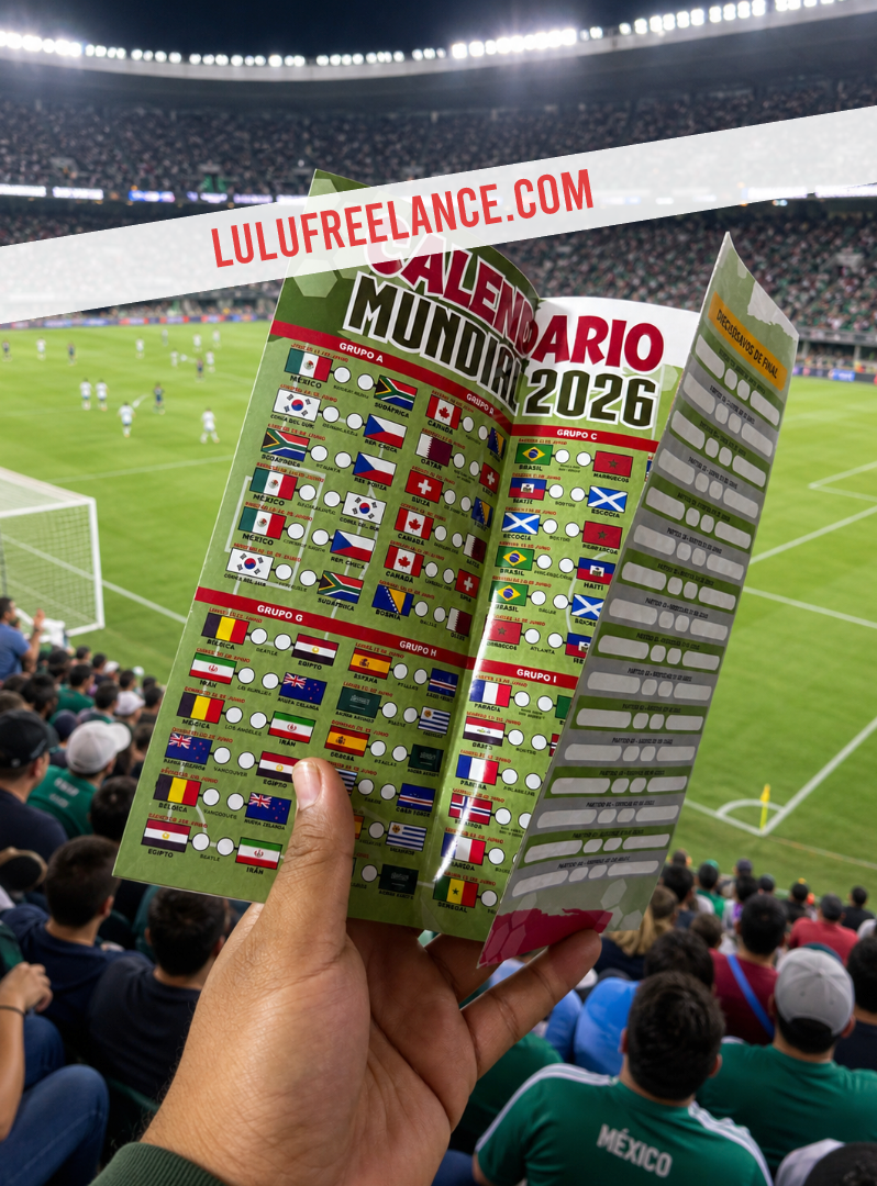 Folleto Quiñiela del Mundial 2026 - CALENDARIO DE PARTIDOS