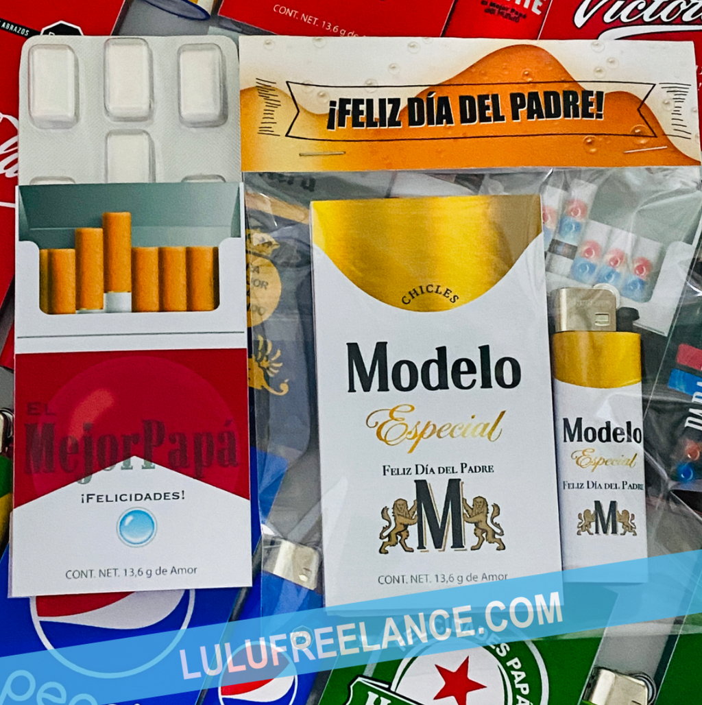 Chicles y Encendedores para Papá