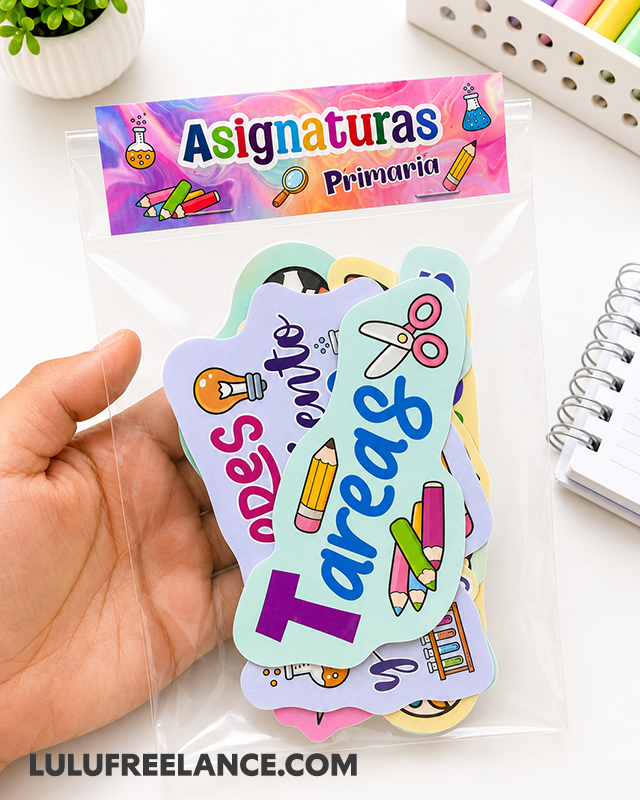 Asignaturas Primaria Etiquetas