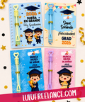 Burbujeros Tarjetas para Graduacion