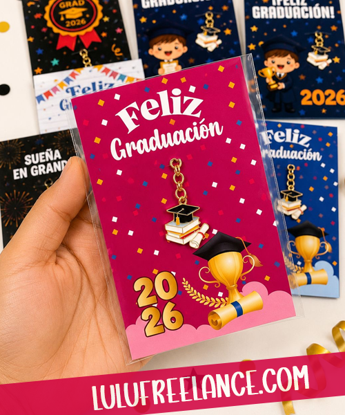 Tarjetas para llaveros Graduaciones