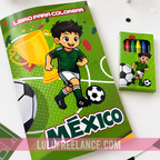 LIBRO PARA COLOREAR FUTBOL