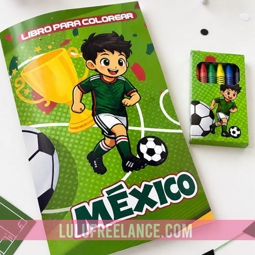 LIBRO PARA COLOREAR FUTBOL
