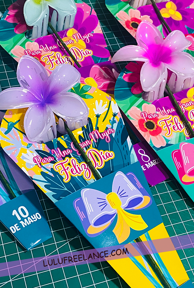 Porta Pinza Hawaiana Edición Día de las Madres y de la Mujer y sin temática