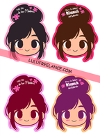 Tarjetas para Scrunchie Edición Mamá