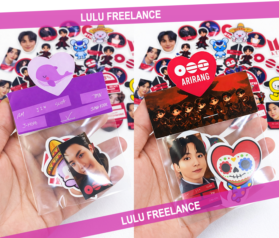 50 stickers BTS Arirang