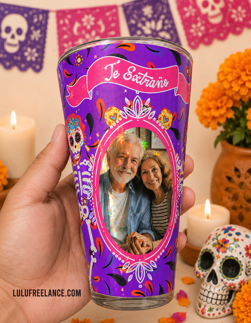 Etiquetas para Veladoras Día de muertos