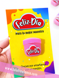 Plantilla Playdoh Día del Maestro