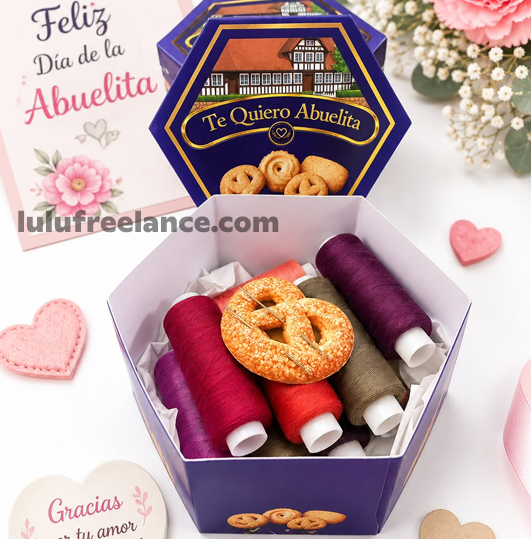 Cajita de Galletas Abuelitos (toda ocasión)