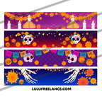 Kit Halloween y Día de Muertos 2025