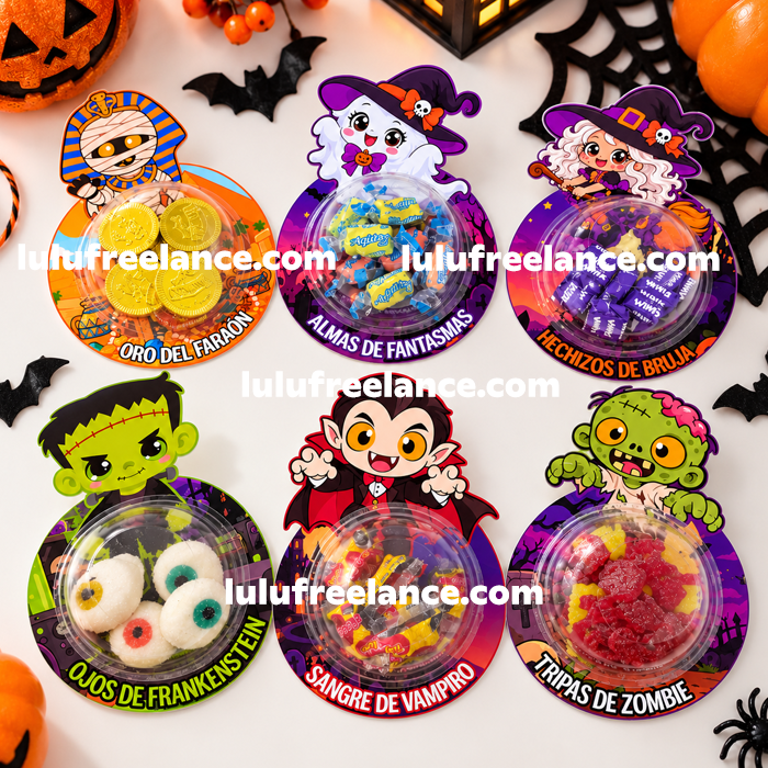 Dulceros Halloween Tapitas