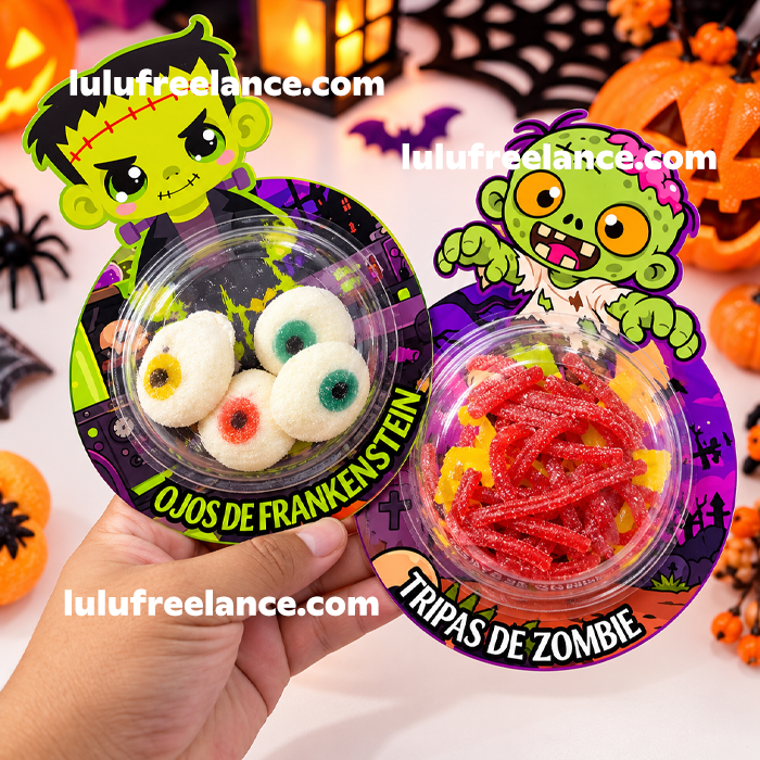Dulceros Halloween Tapitas