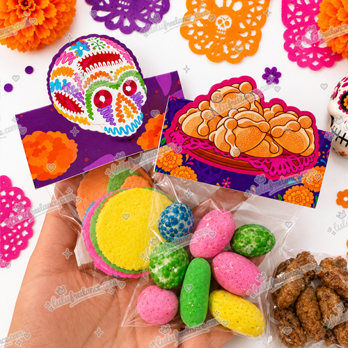 Etiquetas Día de Muertos