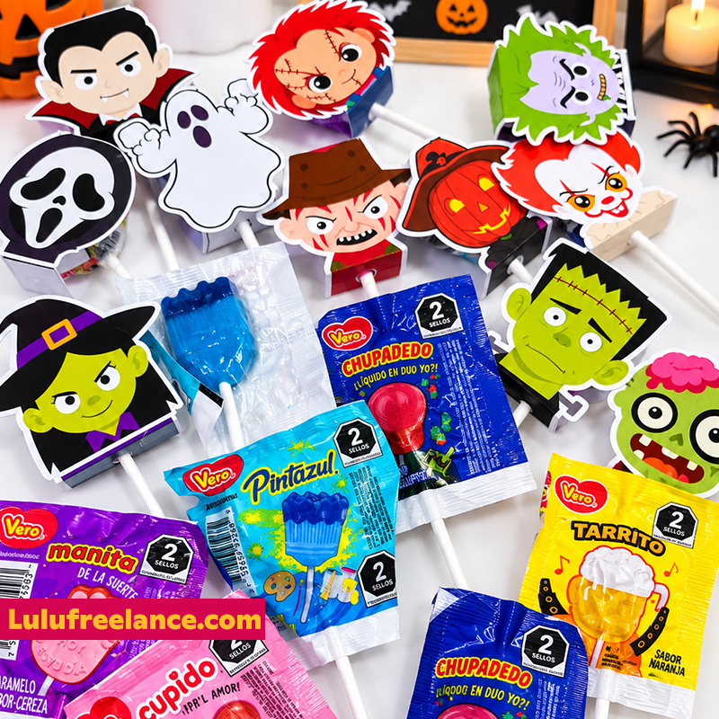 Paletas Halloween
