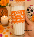 Etiqueta de Papel Picado para Veladora