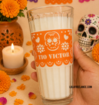 Etiqueta de Papel Picado para Veladora 2025